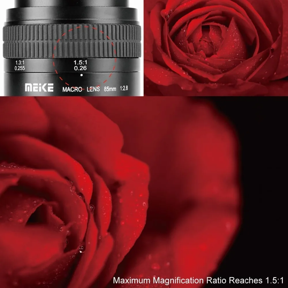Полнокадровый объектив MK 85 мм f2.8 с ручной фокусировкой для камер Canon DSLR