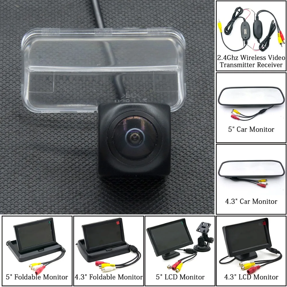 

MCCD Fisheye 1080P Starlight Car Reverse Parking Camera For Peugeot 207 307 307SM 407 Citroen DS4 C2 C4 C5 Wireless LCD Monitor