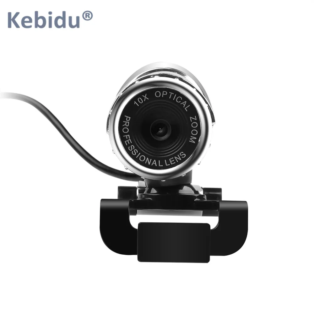 Kebidu HD веб-камера USB 360 градусов веб-камера с микрофоном для компьютера Skype Youtube PC ноутбук камера для ноутбука