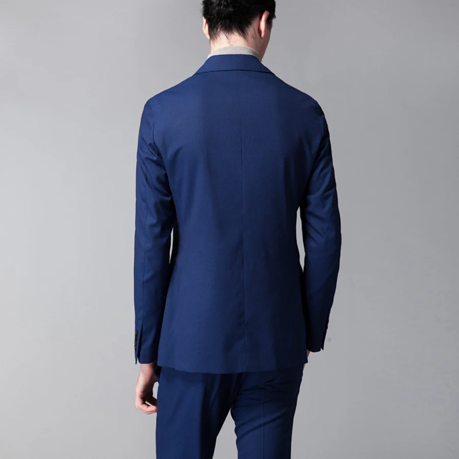 Men's Business Suit Grooms Suit Wedding Dresses Tailor Made Blazer New Mens Fashion Slim Suit Casual 2Pcs (Jacket+Pants) 2018