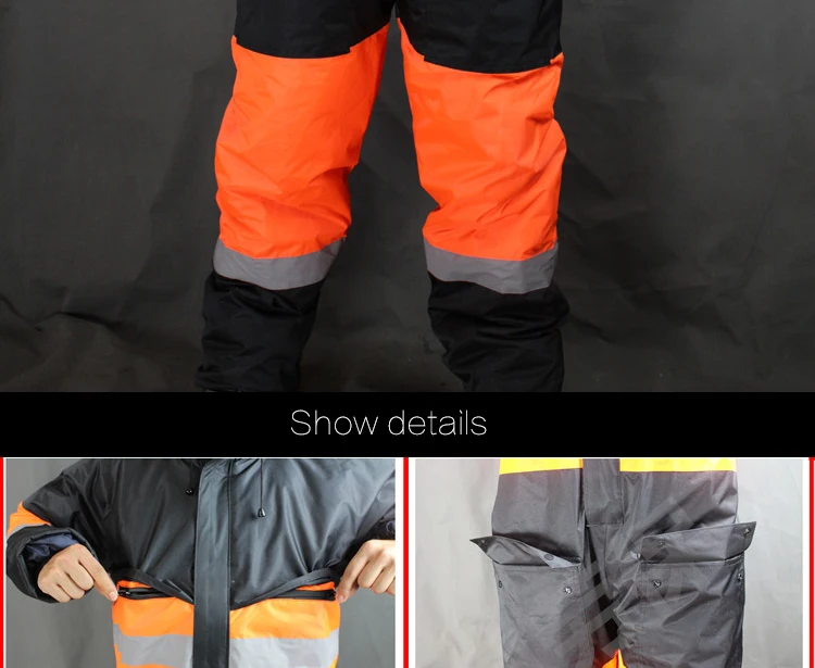 Новая зимняя рабочая одежда на открытом воздухе термозащитная Униформа мужская хлопковая стеганая защитная одежда Толстая теплая Рабочая одежда