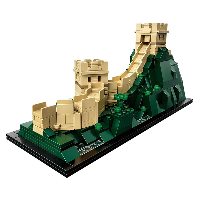 

Chinese Famous Building17010 the Great Wall of China compatible Legoinglys Architecture 21041Building Blocks Bricks Toys