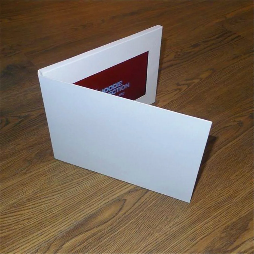 7inch video booklet HD Screen Brochure Universal Video Greeting Cards Fashion Design Video Advertising Cards (hyh-3070)