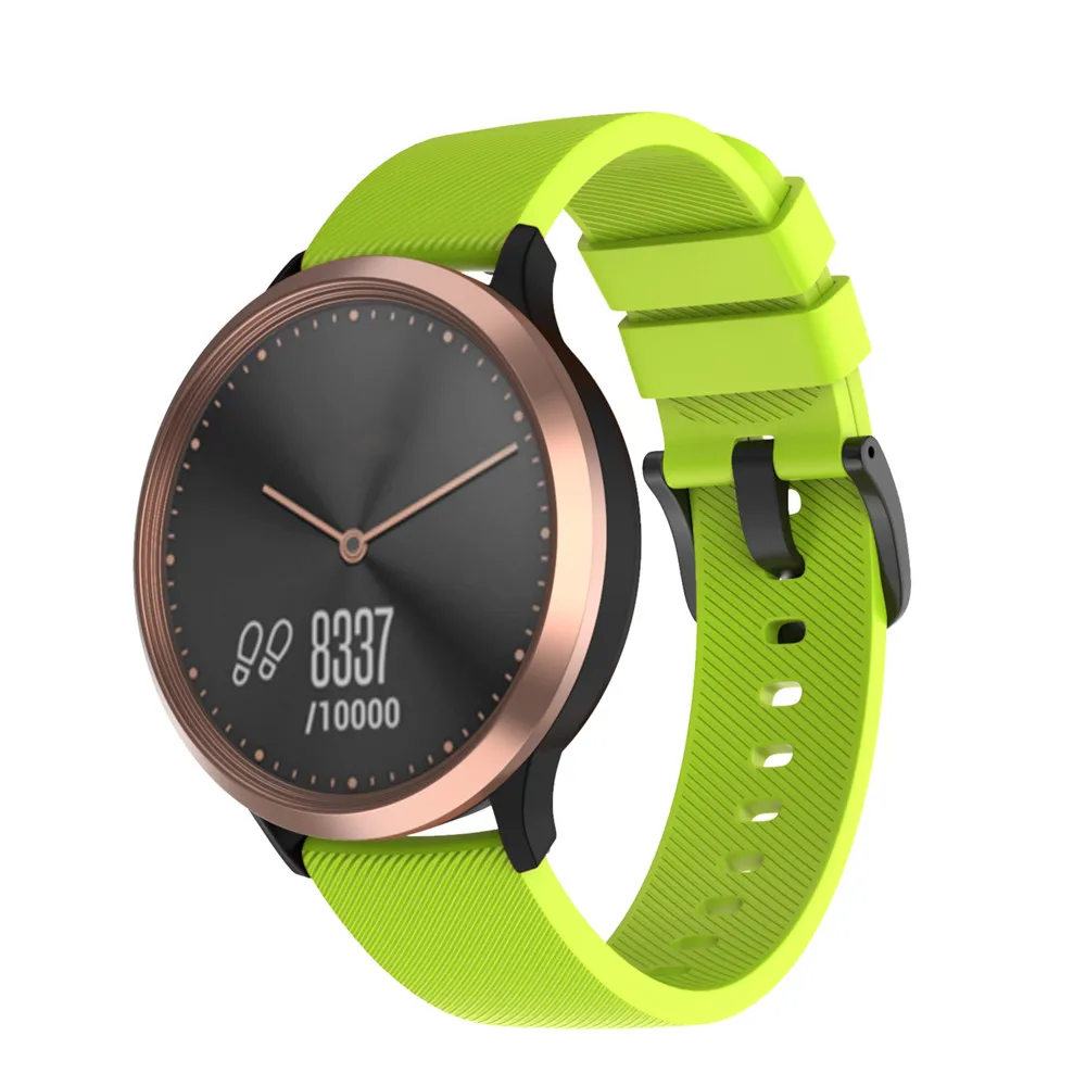 Ремешок для часов Garmin Vivomove HR Sport Hybrid Smartwatch силиконовые Ремешки для наручных часов сменный Браслет