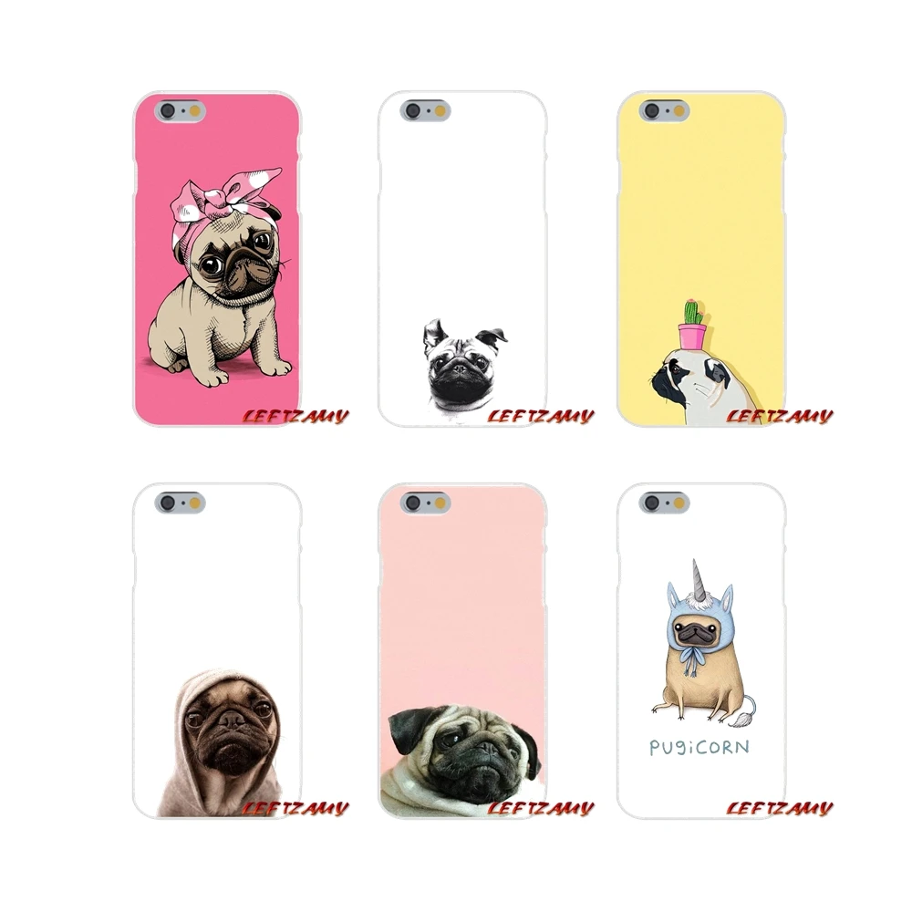 For Huawei P Smart Mate Honor 7A 7C 8C 8X 9 P10 P20 Lite Pro Plus Pug seen things dog Ride butterfly Art Soft Transparent Covers | Мобильные