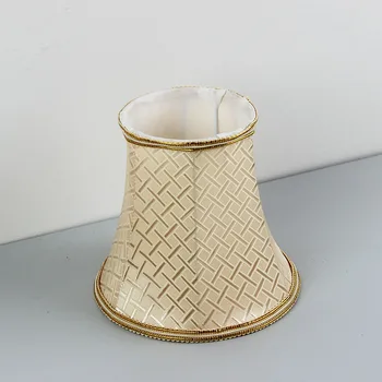 

Beautiful Gold Color Fabric Lampshade For Wall Lamp, Fabric Lamp Shade For Table Lamps Mini , E27 hole 4.2cm