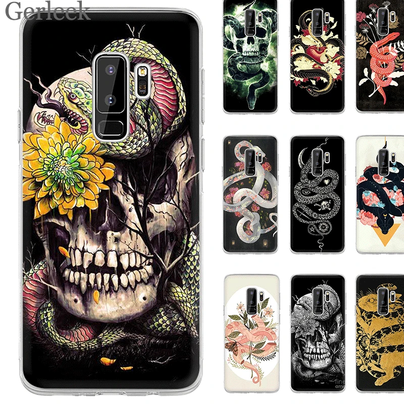 Desxz Змея Жесткий Чехол для samsung Galaxy A6 A7 A8 A9 A10 A30 A40 A50 A70 A3 A5 плюс защиты