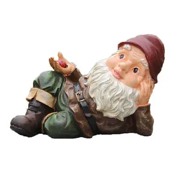 

Christmas Dwarf Gnome Statue Figurines Fairy Garden Dwarf Lawn Yard Art Ornament Resin Crafts Bonsai Home Decorations R1990