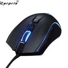 CARPRIE Проводная игровая мышь эргономичная 6 кнопок 3500 dpi RGB тыловая подсветка мыши для Windows PC ноутбук 90523