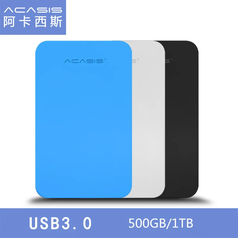 Acasis HDD 500gb/1tb External Hard Drive USB3.0 Hard Disk High-Speed PC Hd Externo Hot Sell disque dur externe 1TB