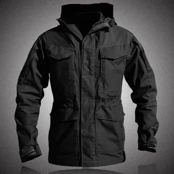 

Tactical M-65 Field Jacket Men Thermal Breathable Waterproof Flight Pilot Coat Hoodie Military Field Jacket