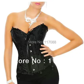 

Free shipping ML4043 Sexy Lace Stain Breathable Shaper Wear Sexy Corset with g-string (S/M/L/XL)