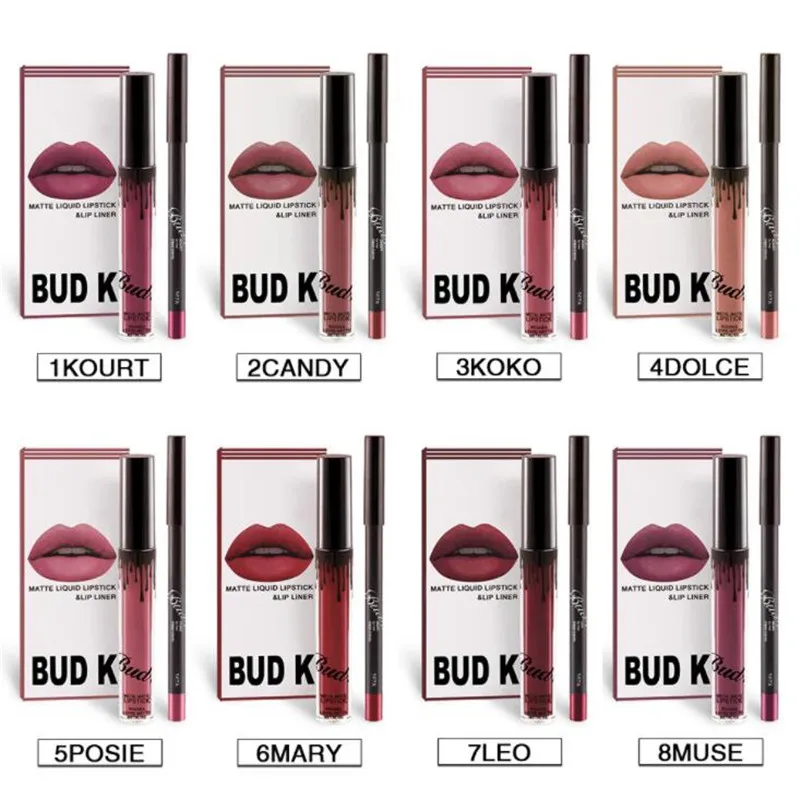 Фотокарандаш для губ набор макияжа стойкий водостойкий легко носить матовый
