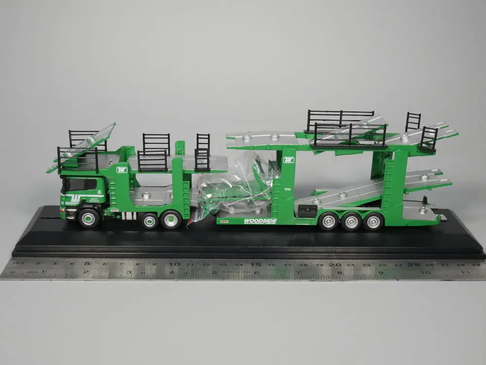 Авто ИНН Оксфорд 1: 76 Scania EVO 6 Автовоз Woodside motorfreight литья под давлением модель