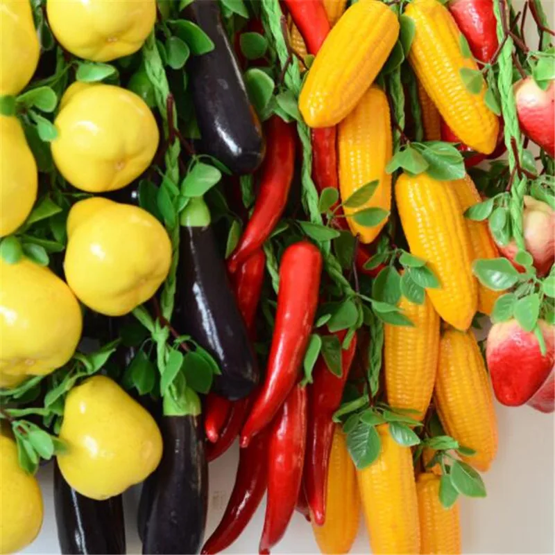 

Cheaper Artificial Fake Vegetables/Fruits Foam Fake Decorative Lifelike Home Wedding Party Garden Decor Mini Simulation Fruit