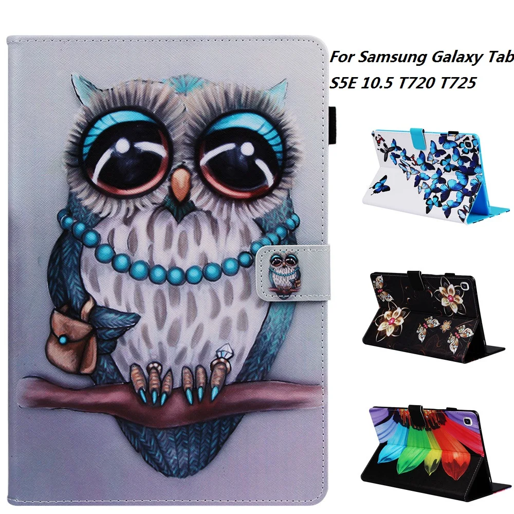 PU и PC с отделением для карт чехол Samsung Galaxy Tab S5E 2019 SM T720 T725 Новый планшета tab 10 5&quot |
