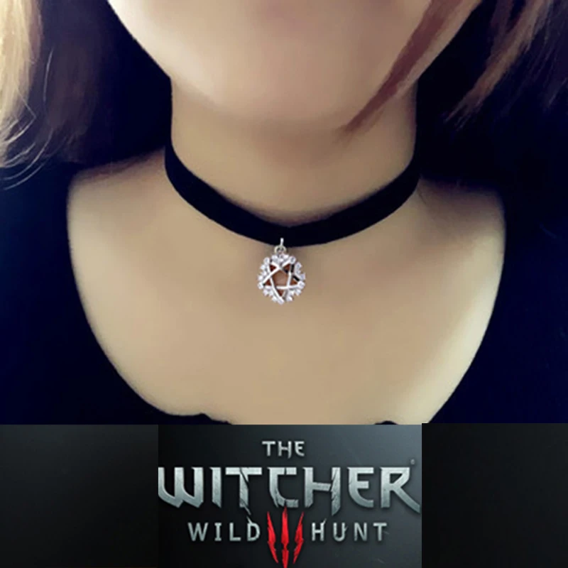

The Witcher 3 Yennefer S999 Sterling Silver Pendant Women Game Badge Fashion Design for Girl Cosplay Party Jewelry