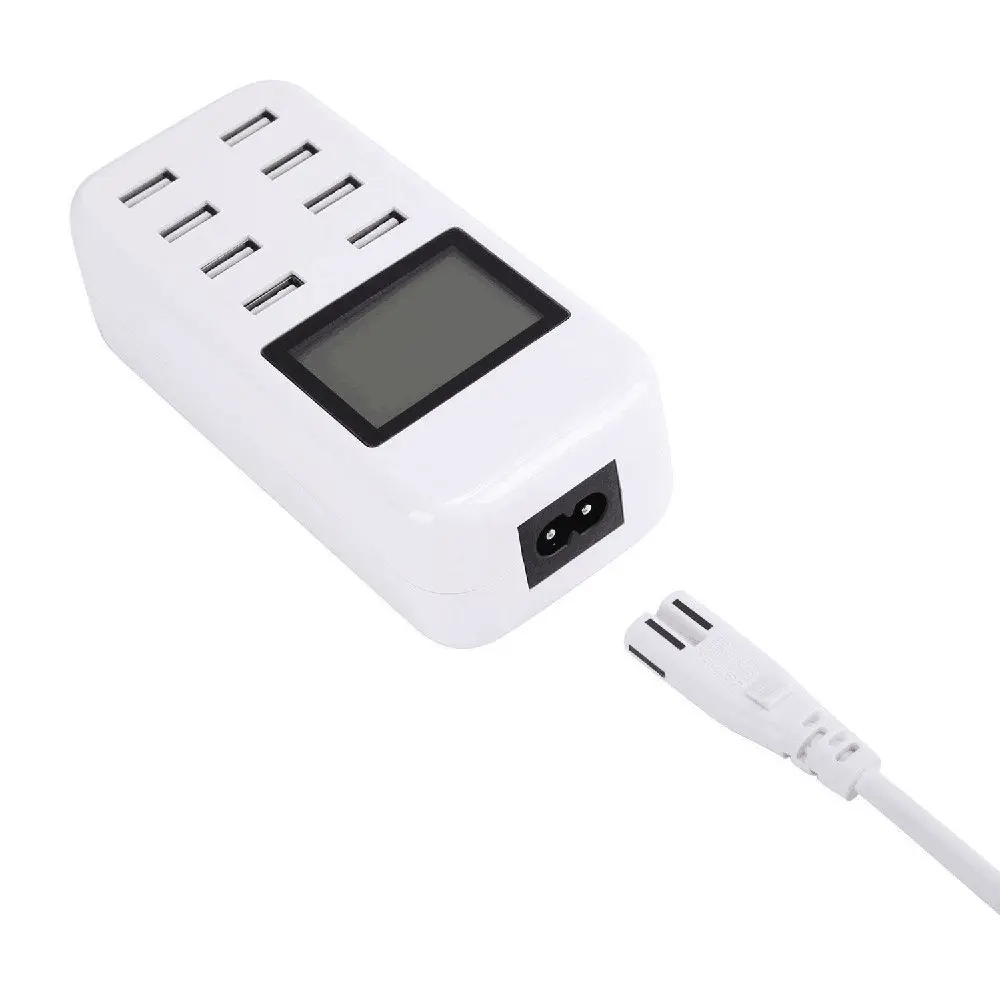 8 USB смарт-зарядное устройство EU/US/UK Универсальный порты быстрой зарядки для iphone 6 7 7 плюс samsung s8 s8 plus xiaomi m6 huawei p10 LG G6