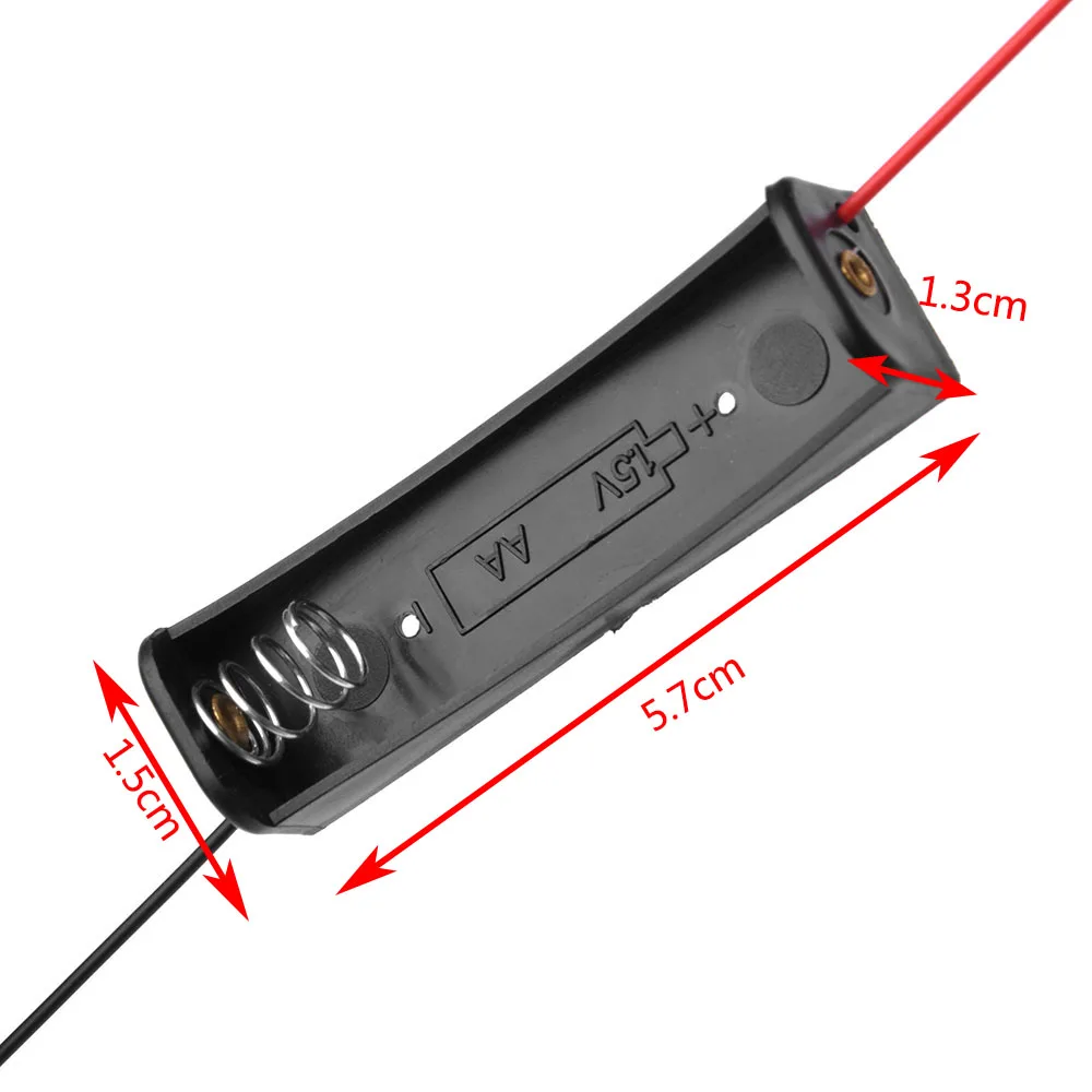 Random Color 1 AA Battery Holder Box 1PCS Clip Case Durable For standard size AA-Batteries Small Size Easy to Carry | Дом и сад