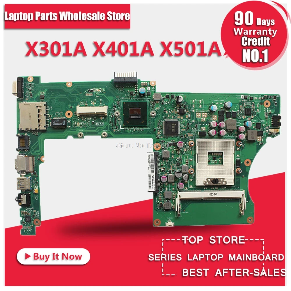 X401A Motherboard HM76 HM70 REV 2.0 RAM For ASUS X401A F401A X501A ...