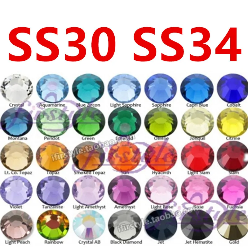 TopStone ss30 ss34 стеклянные хрустальные стразы без горячей фиксации для дизайна ногтей 2028 с плоским основанием клей на 3D украшения для ногтей 2088 граней