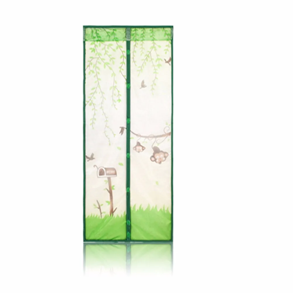 4 Color Magnetic Mesh Screen Door Mosquito Net Curtain Protect