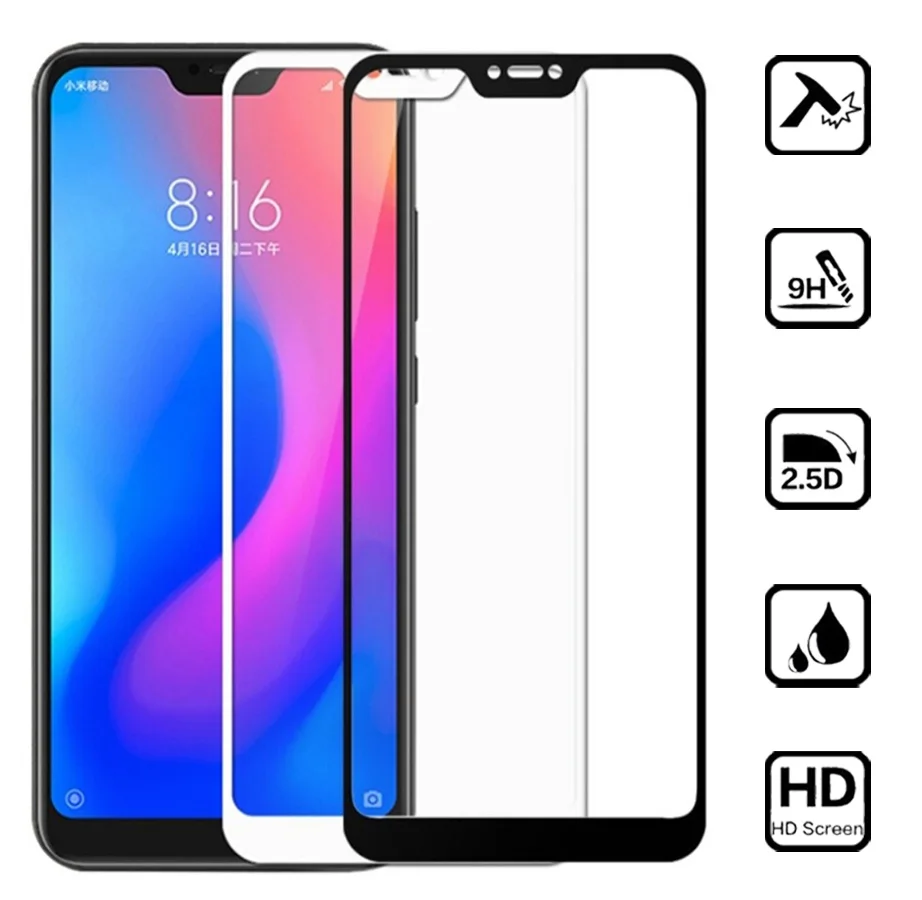 Защитное стекло для Xiaomi Mi A2 A1 Lite закаленное защиты экрана чехол Ksiomi Xiami Xiamei My A 2 11a 2a