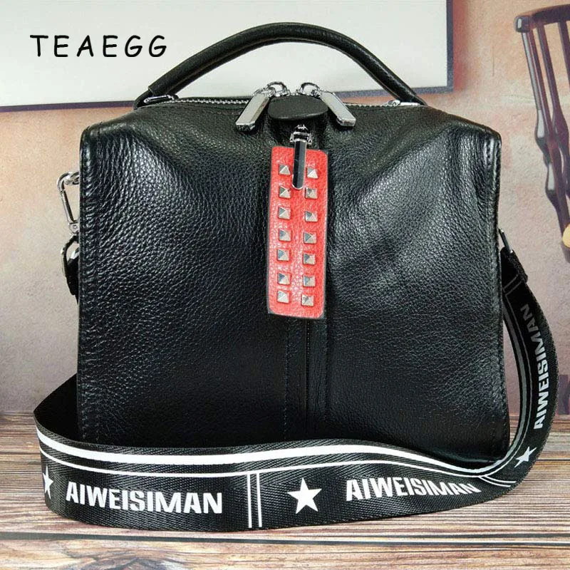 

Good quality Female Genuine Leather College Shoulder Bags Handbags crossbody Bags
