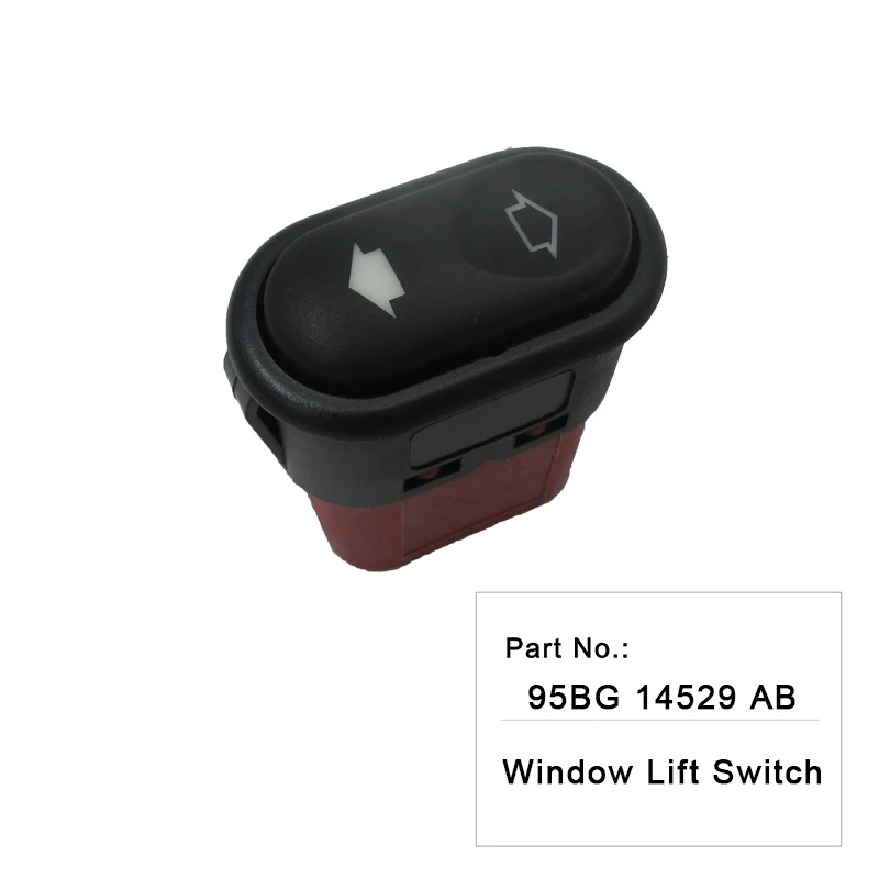 

Electric Window Control Switch Button Front Left / Right For Ford Transit 2000-2006 95BG14529AB