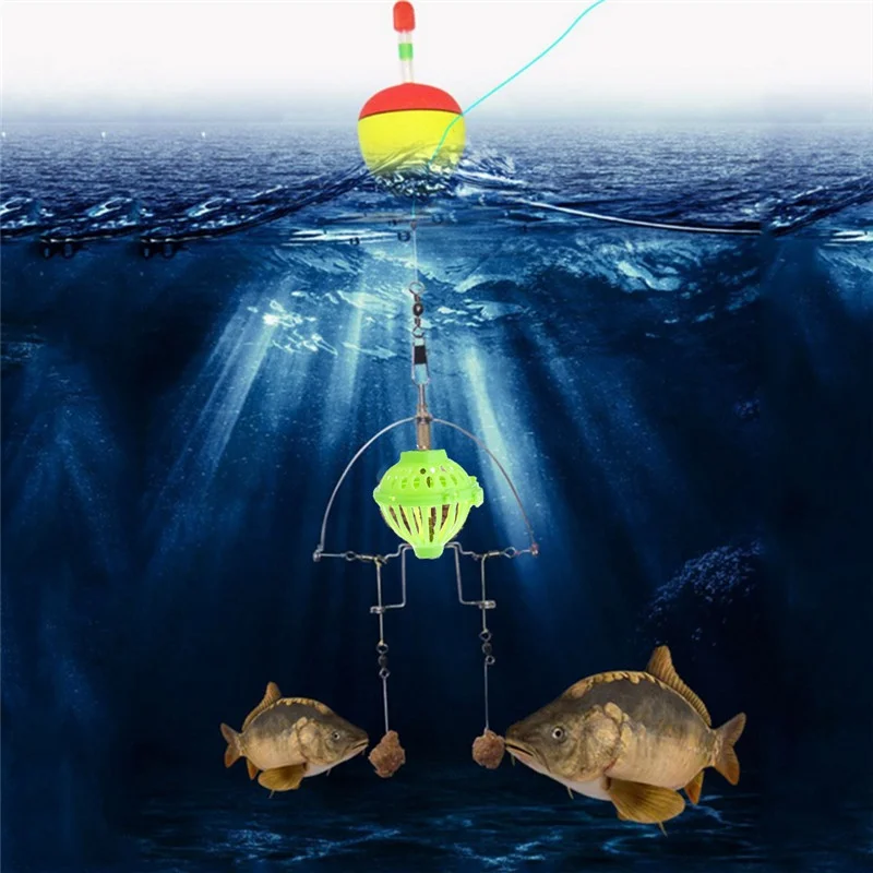 

Fighting And Floating Fish Artifact Multi-function Automatic Fishing Spring Cage Trap Sea Lake Pond Fishing Accessories