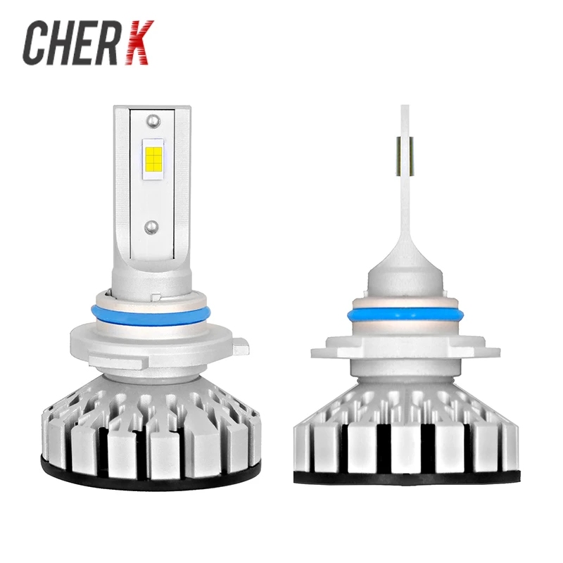 

Cherk 2PCS COB Car LED Headlight Bulbs 55W H1 H3 H7 H11 9005 9006 9012 H4 13000LM 9006 White 6000K Auto Headlamp Fog Lamp