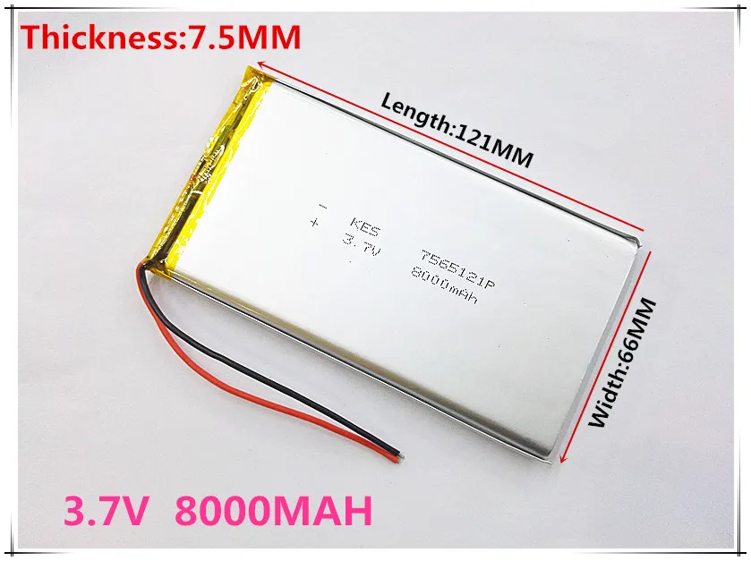 

li-po best battery brand 3.7 V lithium polymer battery 8000 mah rechargeable batteries treasure navigation tablet phone