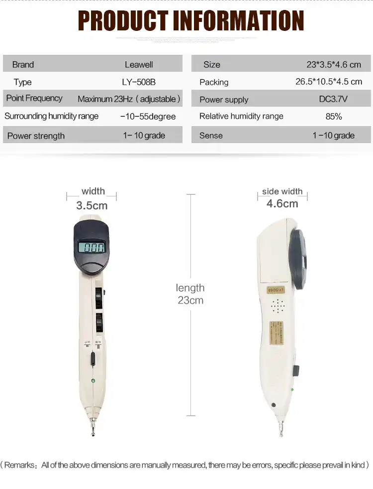 Acupuncture tens electro muscle stimulation device with automatic