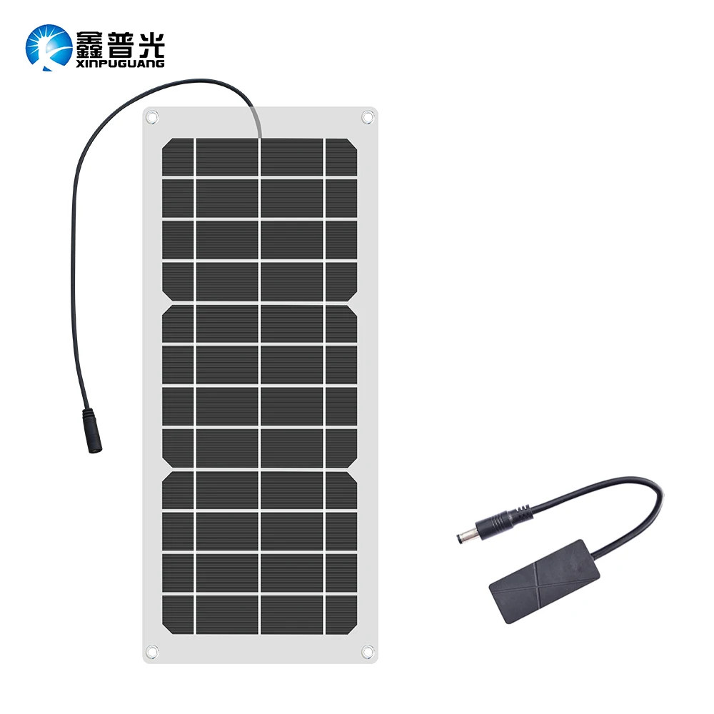Carregador de Sol Bank para o Telefone ao ar Livre de Carregamento w à Prova Xinpugaung Flexível Painel Solar Dwaterproof Água Portátil 5 v 1.6a Saída Usb Power 10