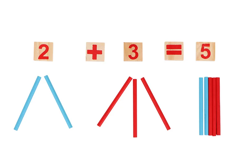 Монтессори Образование Математика математические игрушки арифметика подсчет дошкольников шпинделей деревянные развивающие игрушки для детей
