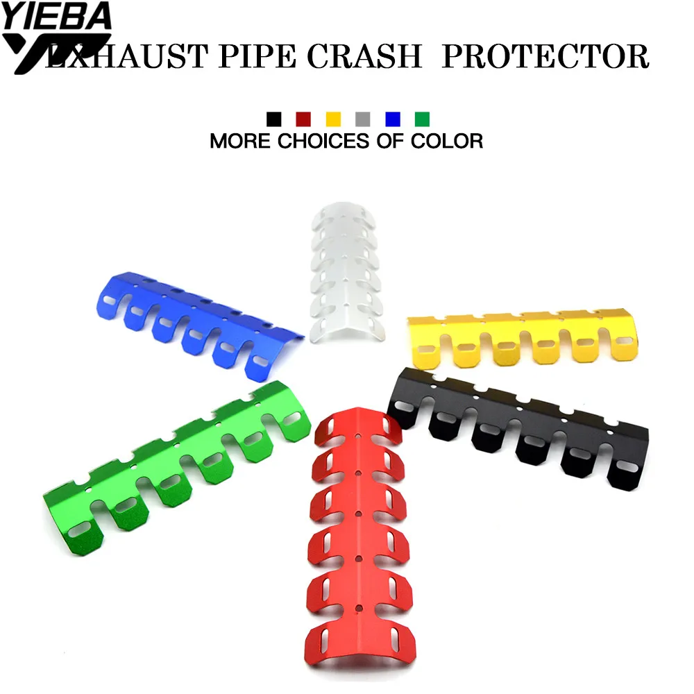 

Motorcycle Exhaust Muffler Pipe Leg Protector Heat Shield Cover FOR YAMAHA DT230LANZA YFZ450 KAWASAKI KX65 KX80 R62M KX85/100