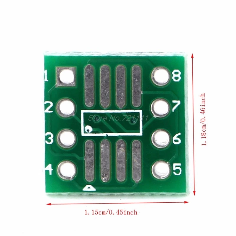 1 комплект 10 шт. SOP8 SSOP8 TSSOP8 К DIP8 адаптер конвертер межпозиционный Moudle печатной платы