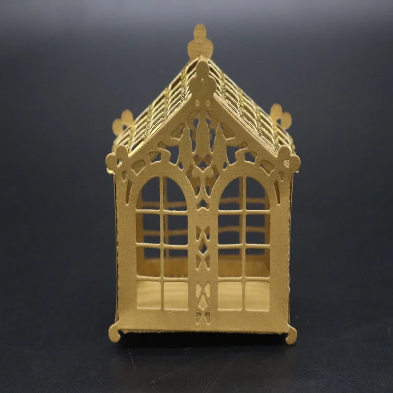 Glita Creatif 3D дом die srapbooking DIY подарок ручной изготовление бумажных карточек Зима