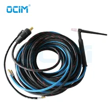 WP 20F SR20F сварочный фонарь с водяным охлаждением TIG 4 м 35-50 Коннектор с кабельной крышкой