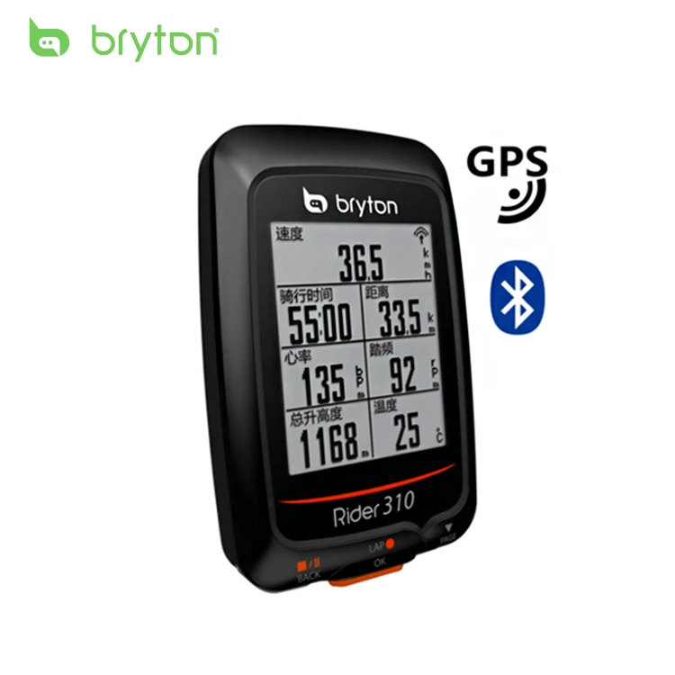 Велокомпьютер bryton Rider 310 530 с поддержкой Водонепроницаемый GPS для велосипеда Велосипедный компьютер Спидометр ремешок с измерением пульса секундомер для велосипеда аксессуары