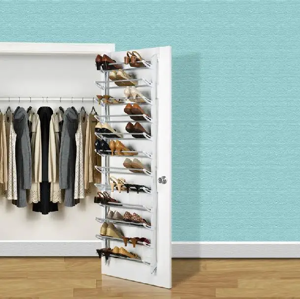 creative shoe rack hang back of door white and back color avaiable