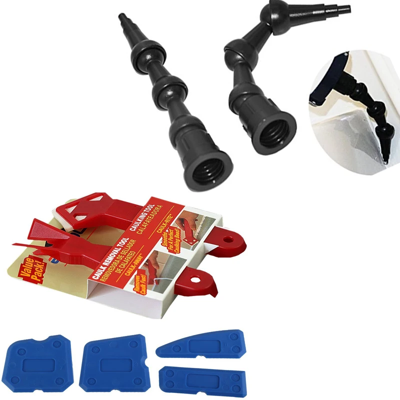 360degree rotating bent nozzle caulking tool buddy