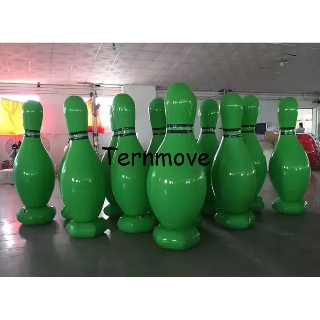 human bowling pins giant inflatable throwing bowling ball games