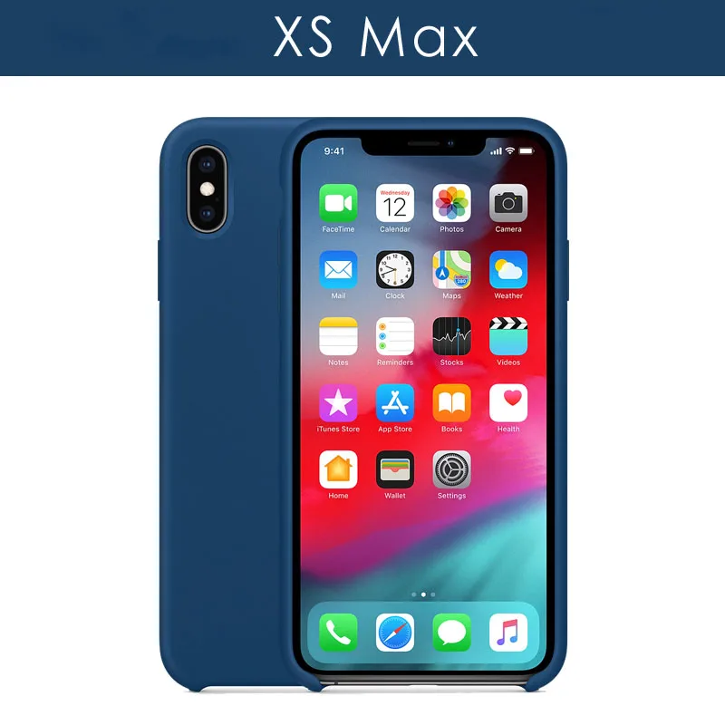 Чехол для iPhone Xs MAX XR X чехол s для Apple iPhone 7 8 6 s Plus 5S SE официальный стиль силиконовый чехол с логотипом