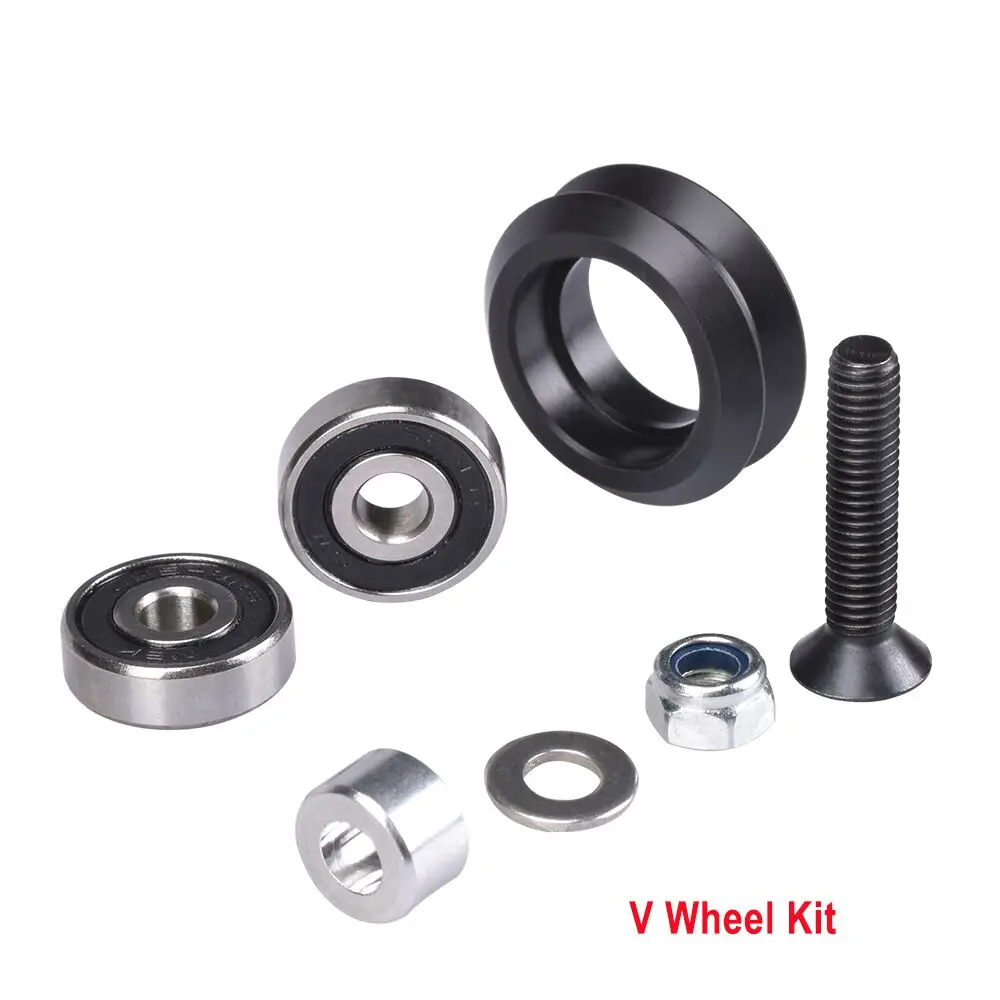 

Strong Solid V Wheel Kit For Openbuilds V-Slot Rail,OX CNC, Solid Wheel Linear Extrusion KIT063 3D Printer RepRap CNC