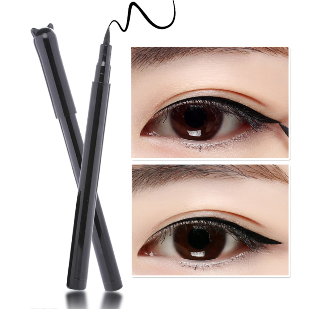 1Pc NEW Cat Style Long-lasting Waterproof Black Eyeliner Liquid Eye Liner Pen Pencil Easy to Makeup Fashion Beauty Cosmetic Tool 1Pc NEW Cat Style Long-lasting Waterproof Black Eyeliner Liquid Eye Liner Pen Pencil Easy to Makeup Fashion Beauty Cosmetic Tool