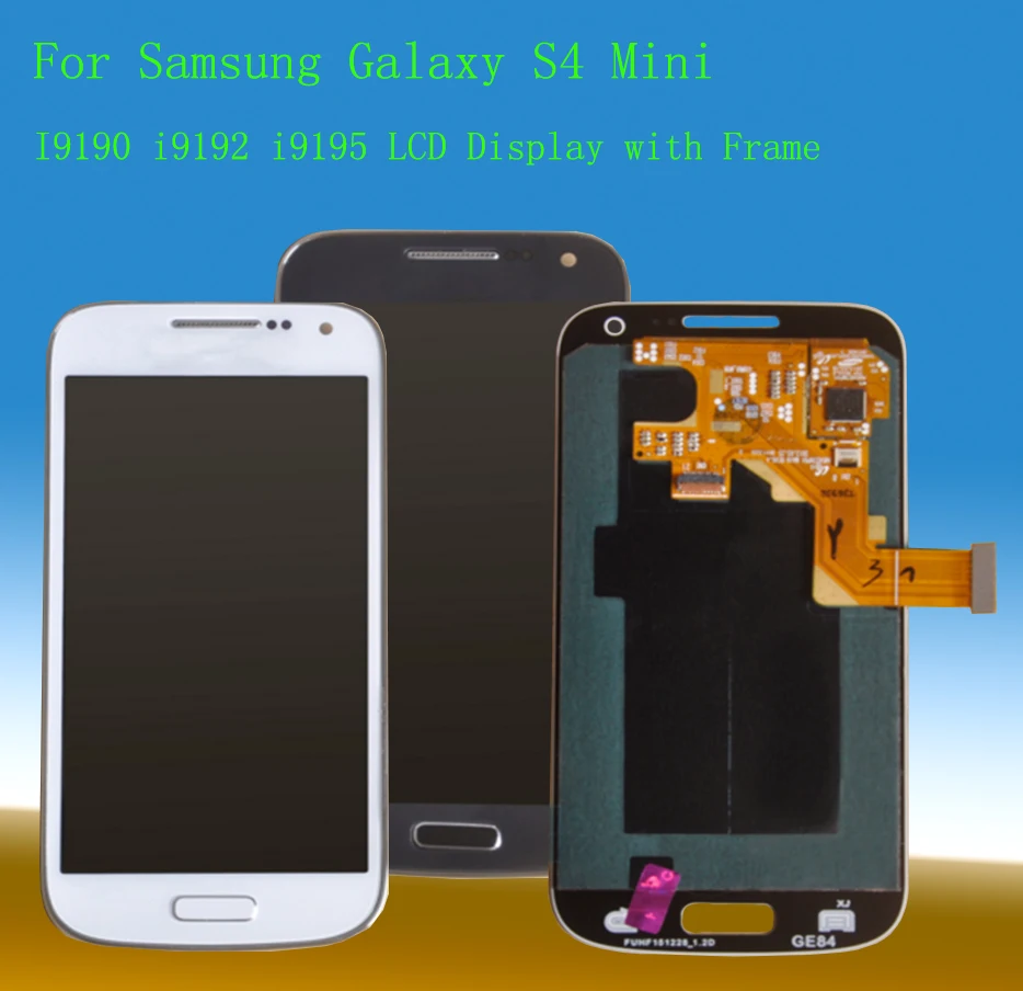 

STARDE 4.3'' LCD For Samsung Galaxy S4 Mini i9190 i9192 i9195 LCD Display Touch Screen Digitizer Assembly