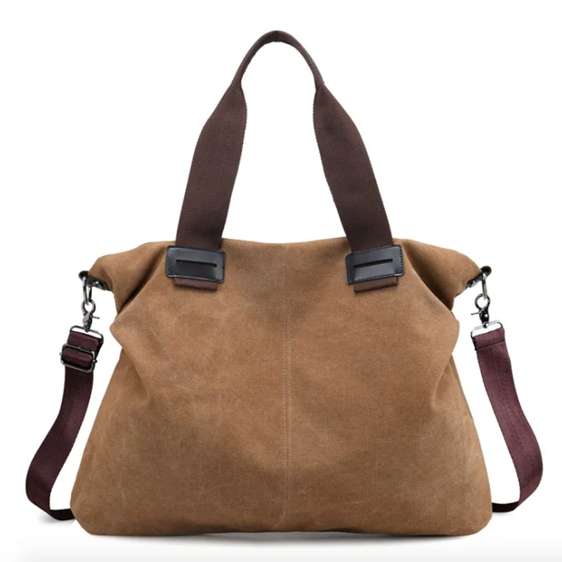 

2019 Sale Bolsos Mujer Bolsas Feminina Spring New Canvas Handbags Wild For Commuter Bag Solid Color Ladies Shoulder Messenger