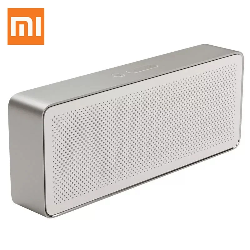 Xiaomi mi квадратная коробка 2 Bluetooth динамик стерео портативный Bluetooth 4,2 аккумулятор 1200 мАч громкий динамик 10 ч поддержка воспроизведения AUX mi c