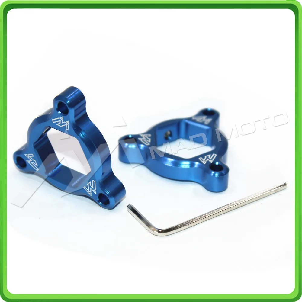 22mm Blue Fork Spring Preload Adjusters for Buell XB12 all models 2004 2005 2006 2007 2008 & XB9 all models 2003 - 2009 Style A (3)